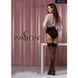 Панчохи Passion ST120 3/4 black, ажурна силіконова резинка з вишуканим декором і люрексовою ниткою SO5786 фото 6
