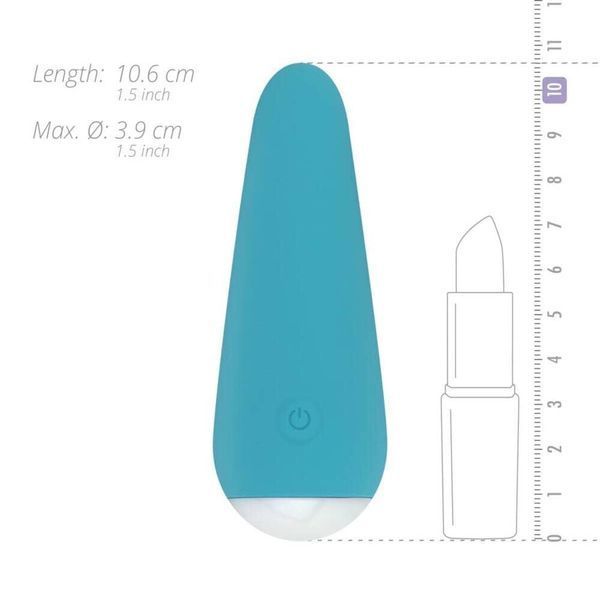 Мінівібратор Cala Azul &ndash; Julia Mini Vibrator, дуже ніжний, 10 режимів SO8883 фото