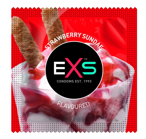 Акційний набір: EXS Strawberry ароматизовані, полуниця - 31 шт. NO8135 фото