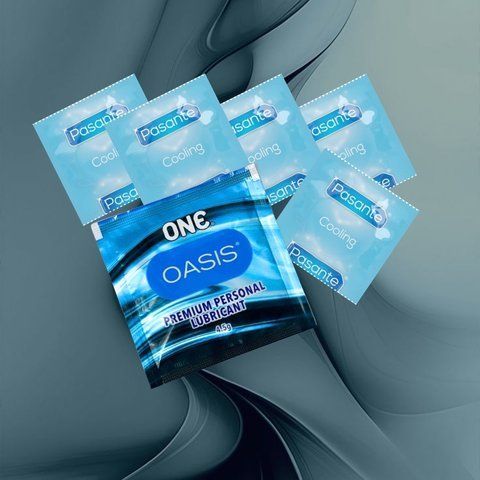 Комплект Pasante Cooling &ndash; 5 шт., ONE Oasis 3 г &ndash; 1 шт, 5 шт + 1 шт NO6490 фото