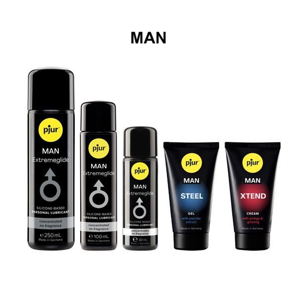 Гель для пеніса стимулювальний pjur MAN Steel Gel 50 ml з екстрактом паприки та ментолом PJ12910 фото