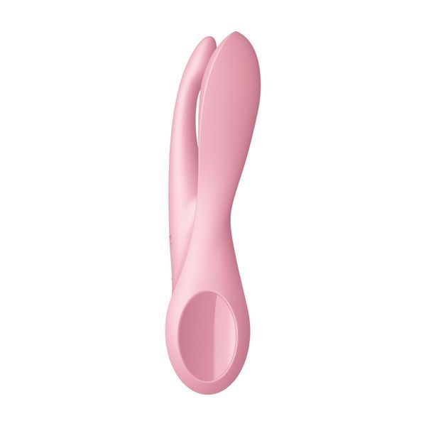 Кліторальний вібратор Satisfyer Threesome 1 Pink з трьома гнучкими пальчиками SO6985 фото