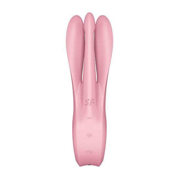 Кліторальний вібратор Satisfyer Threesome 1 Pink з трьома гнучкими пальчиками SO6985 фото