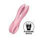 Кліторальний вібратор Satisfyer Threesome 1 Pink з трьома гнучкими пальчиками SO6985 фото 1