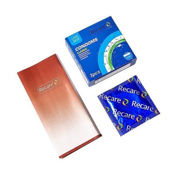 Презервативи Recare Classic Condoms 3 шт, класичні SX3322 фото
