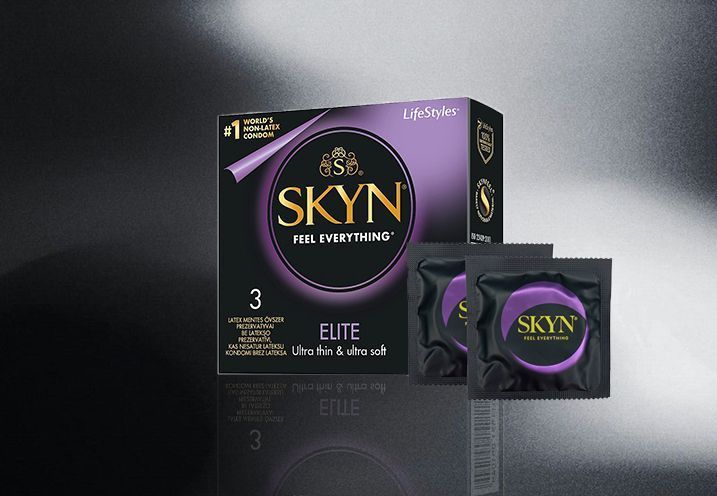 Упакування Skyn Elite Non-Latex - ультратонкі для більшого комфорту, к-сть 3шт. NO6057 фото