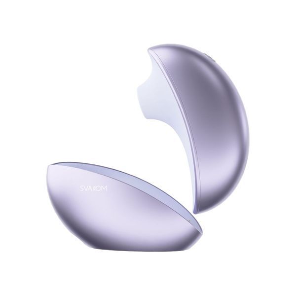 Вакуумний кліторальний смарт-стимулятор Svakom Pulse Galaxie Metal Lilac, проєктор зоряного неба SO9679 фото