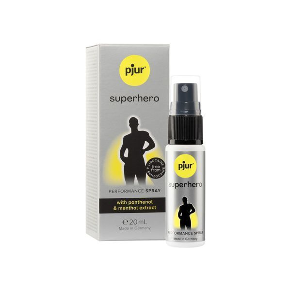 Пролонгувальний спрей pjur Superhero Spray 20 мл, всотується в шкіру, натуральні компоненти PJ10450 фото