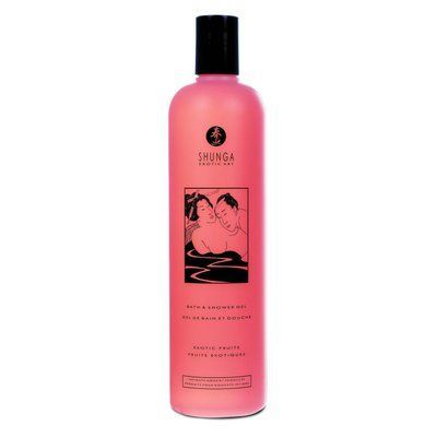 Гель для душу Shunga Shower Gel &ndash; Exotic Fruits (500 мл) з рослинними оліями та вітаміном Е SO3344 фото