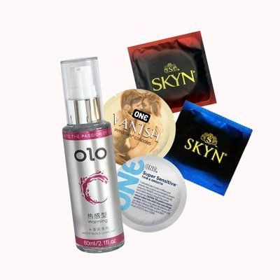 Skyn + ONE + OLO &ndash; 17 шт (ультратонкі, безлатексні, з розігріваючим лубрикантом) NO7013 фото