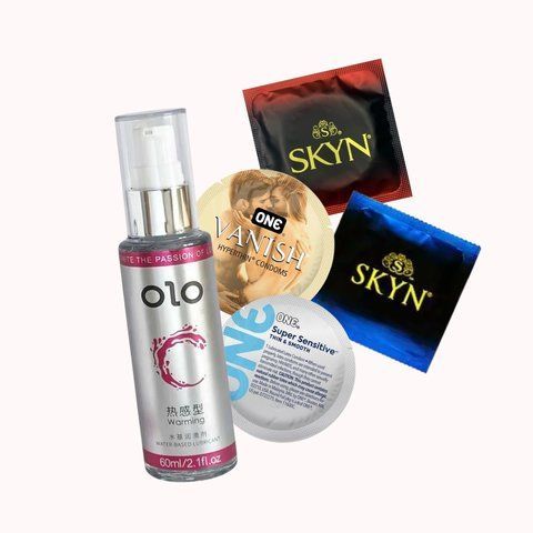 Skyn + ONE + OLO &ndash; 17 шт (ультратонкі, безлатексні, з розігріваючим лубрикантом) NO7013 фото
