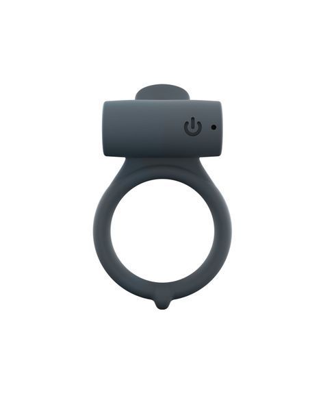 Ерекційне кільце Dorcel Power Clit Plus з вібрацією, перезаряджається, з язичком та щіточкою SO1417 фото