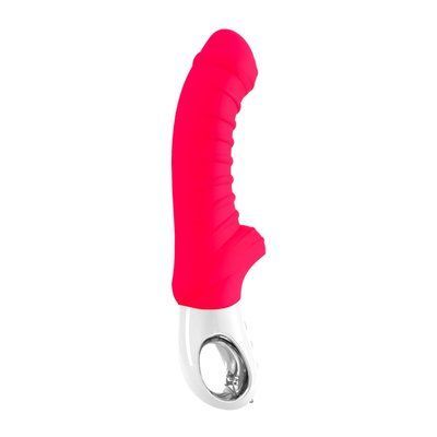 Вібратор для точки G Fun Factory TIGER india red, ребристий, підходить для анальної стимуляції SX0939 фото