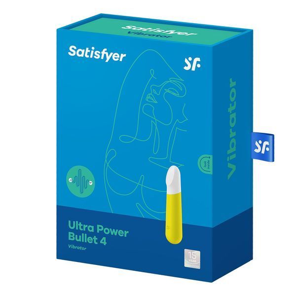 Віброкуля перезаряджаєма Satisfyer Ultra Power Bullet 4 Yellow SO5429 фото