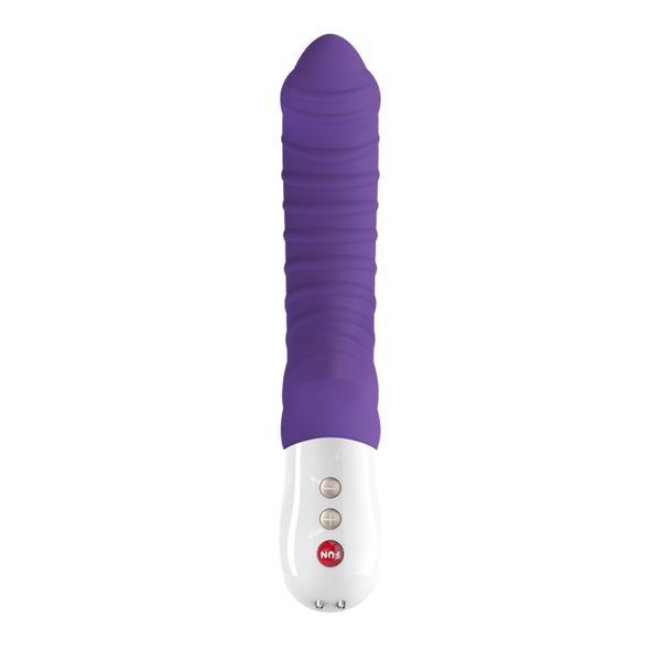 Вібратор для точки G Fun Factory TIGER violet, ребристий, підходить для анальної стимуляції SX0940 фото