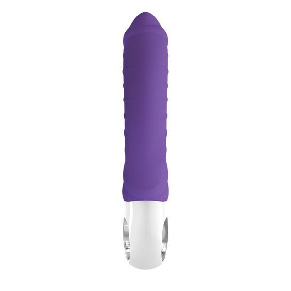 Вібратор для точки G Fun Factory TIGER violet, ребристий, підходить для анальної стимуляції SX0940 фото