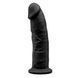 Фалоімітатор SilexD Oscar Black (MODEL 2 size 9in), двошаровий, силікон + Silexpan, діаметр 5,4см SO9925 фото 1