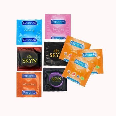 Pasante та Skyn &mdash; смаки, ефекти й безлатексні моделі (50 шт) NO6981 фото