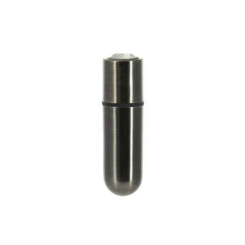 Віброкуля PowerBullet First-Class Bullet 2.5&Prime; з Key Chain Pouch, Gun Metal, 9 режимів вібрації SO6846 фото