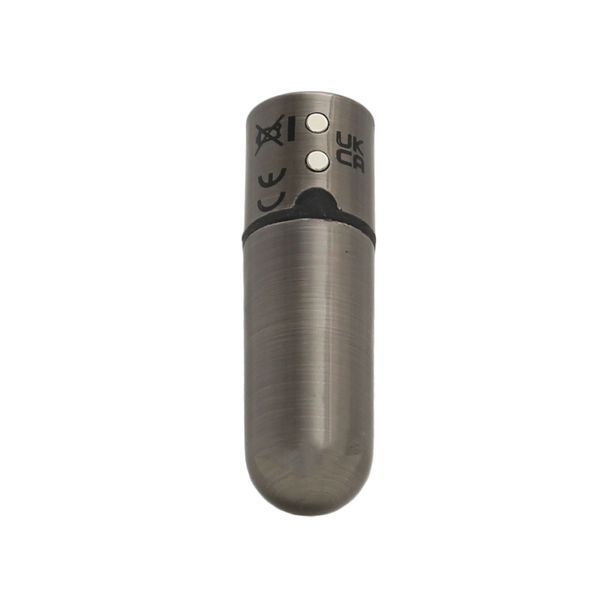 Віброкуля PowerBullet First-Class Bullet 2.5&Prime; з Key Chain Pouch, Gun Metal, 9 режимів вібрації SO6846 фото