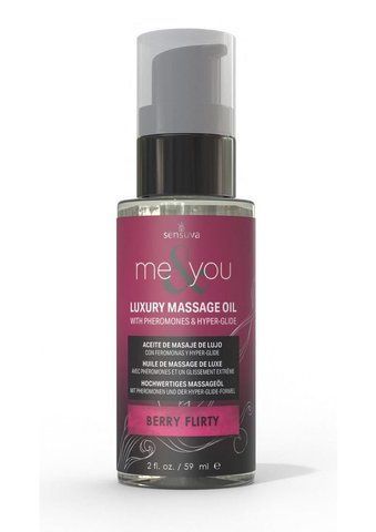 Масажна олія Sensuva Me&You - Berry Flirty (Wild Berries) 59 мл SO9836 фото