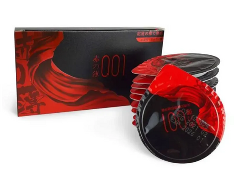 OLO RedBlack &mdash; це надтонкі презервативи товщиною лише 0,02 мм PO0010 фото