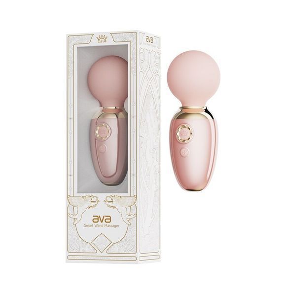 Смарт-вібромасажер Zalo &ndash; AVA Sakura Pink, 8 режимів, підігрів, дуже потужний та компактний SO9552 фото