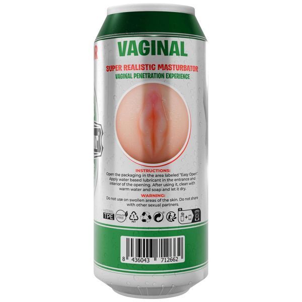 Мастурбатор-вагіна Alive Heineken Vagina II у вигляді банки пива SX1392 фото