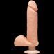 Фалоімітатор Doc Johnson The D - Perfect D - Vibrating 8 Inch With Balls - ULTRASKYN, діаметр 5,1 см SO1579 фото 1