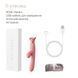 Вібратор з підігрівом та вакуумною стимуляцією клітора Zalo - ROSE Vibrator Strawberry Pink SO6680 фото 7