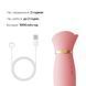Вібратор з підігрівом та вакуумною стимуляцією клітора Zalo - ROSE Vibrator Strawberry Pink SO6680 фото 6