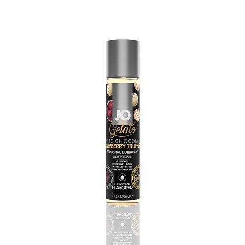 Змазка на водній основі JO GELATO White Chocolate Raspberry (30 мл) без цукру та парабенів SO3505 фото