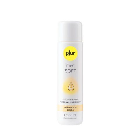 Силіконова змазка pjur MED Soft glide 100 мл з олією жожоба для дуже сухої та чутливої шкіри PJ12630 фото
