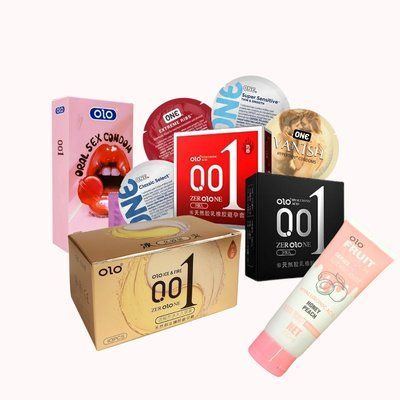 OLO + ONE + їстівний лубрикант (30 шт + 120 мл) NO6986 фото