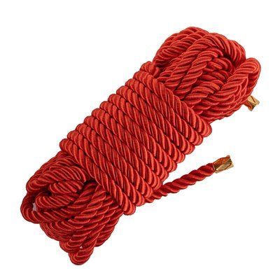 Мотузка для шибарі LOCKINK SEVANDA Shibari Pratice Rope Red, 8 метрів SX0879 фото