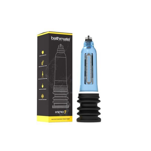 Гідропомпа Bathmate Hydro 7 Blue, для члена довжиною від 12,5 до 18 см, діаметр до 5 см BM-30-AB фото