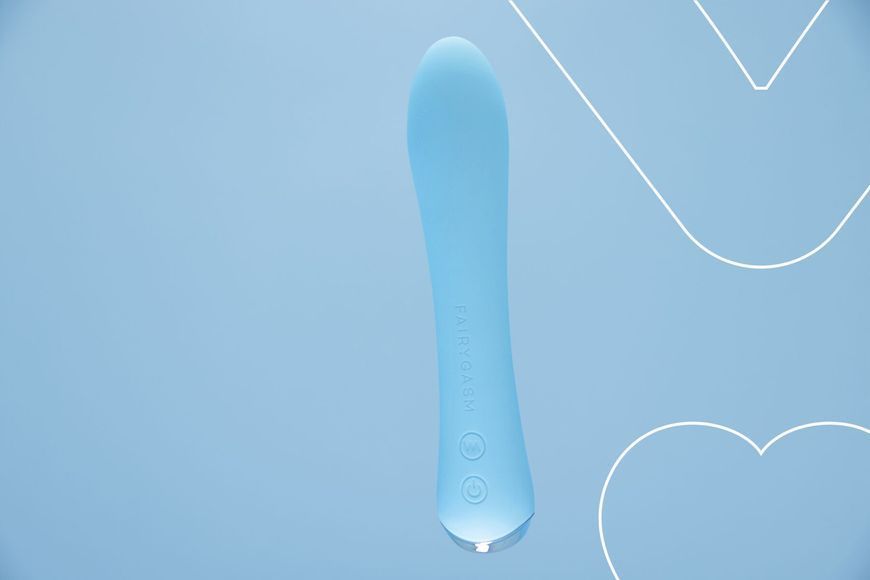 Вібратор з підігрівом FairyGasm WowGenie blue, підігрів до 42 &deg;C SX0653 фото