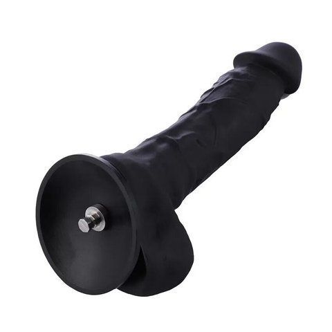 Силіконовий дилдо Hismith 8.3" Silicone Dildo Black SO9971 фото
