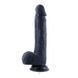 Силіконовий дилдо Hismith 8.3" Silicone Dildo Black SO9971 фото 5