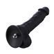 Силіконовий дилдо Hismith 8.3" Silicone Dildo Black SO9971 фото 1