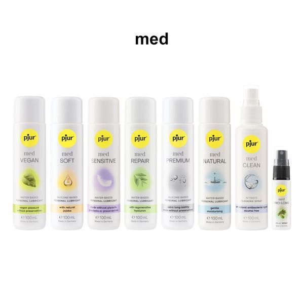 Лубрикант на водній основі pjur MED Natural glide 100 мл спеціально для сухої та чутливої ​​шкіри PJ10850 фото