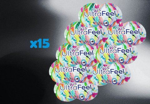 ONE Ultra Feel - з додатковим пакетиком мастила, 15 шт. NO0122 фото