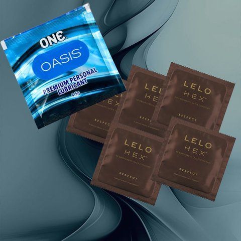 Комплект LELO HEX - Respect &ndash; 5 шт., ONE Oasis 3 г &ndash; 1 шт, 5 шт + 1 шт NO6510 фото