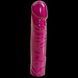 Фалоімітатор Doc Johnson Radiant Gems 8 Inch Fuchsia, діаметр 4,3 см, антибактеріальний ПВХ SO1982 фото 1