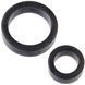 Набір ерекційних кілець Doc Johnson Platinum Premium Silicone &mdash; The C-Rings &mdash; Charcoal SO4918 фото 1