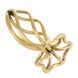 Анальна пробка LOCKINK SEVANDA Hollow Spiral Golden Metal Anal Plug - L size SX0884 фото 5