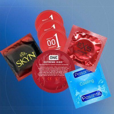 Набір Endless Vibe: EXS Chocolate Flavoured &times;6; EXS Delay &times;6; Pasante Ultra Sensitive Touch &times;6 NO7045 фото