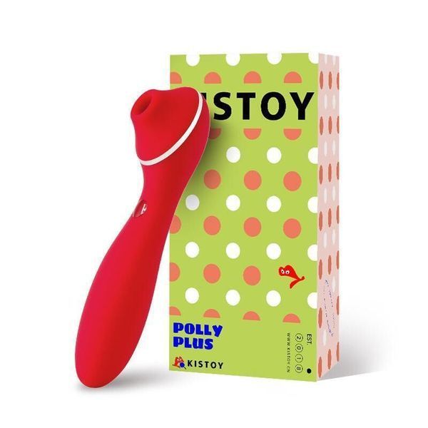 Вакуумний вібратор KISTOY Polly Plus Red SO4960 фото