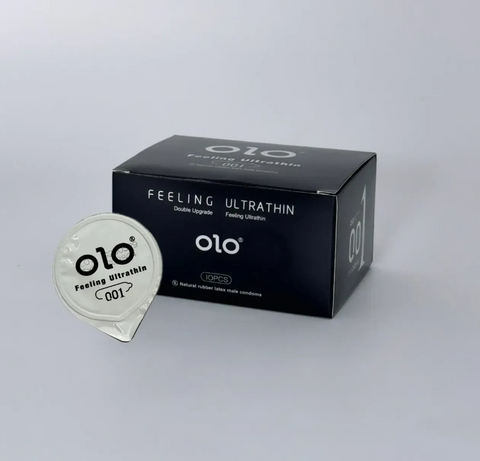 OLO Feeling Ultrathin - оригінальні, ультратонкі з гіалуроновою змазкою, уп. 10 шт OP0121 фото