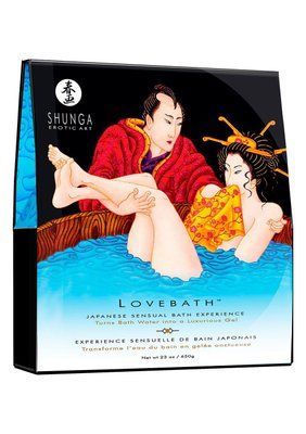 Гель для ванни Shunga LOVEBATH &ndash; Ocean temptations 650 г, робить воду ароматним желе зі SPA-ефектом SO2543 фото